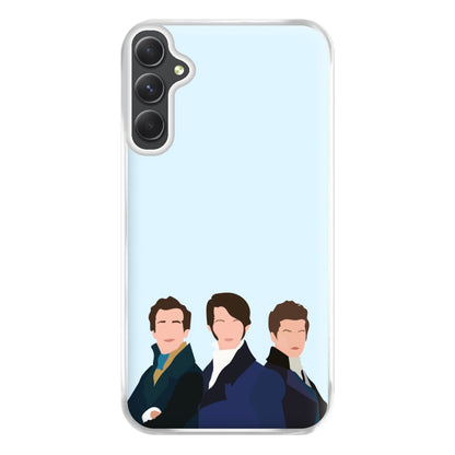 Regency Era Boys Phone Case for Galaxy A34