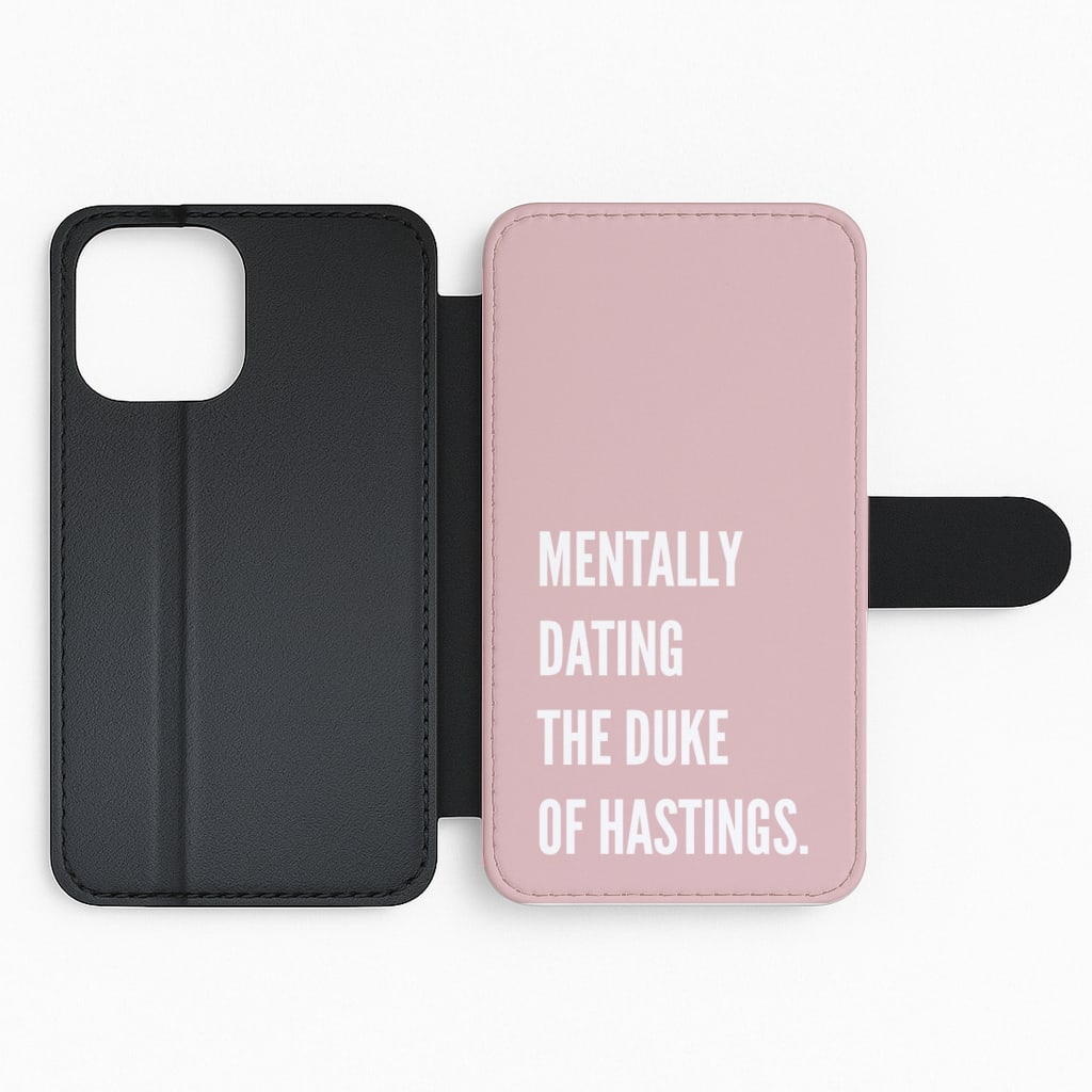 Mentally Dating The Duke Of Hastings - Bridgerton Flip Phone Case