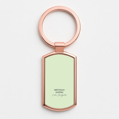 Mentally Dating Colin Bridgerton Rose Gold Keyring