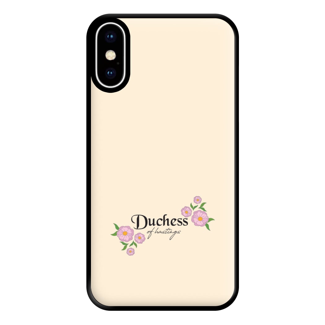 Duchess Of Hastings Phone Case for iPhone XS Max