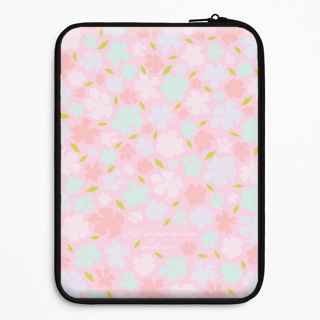 All Is Fair In Love And War Laptop Sleeve