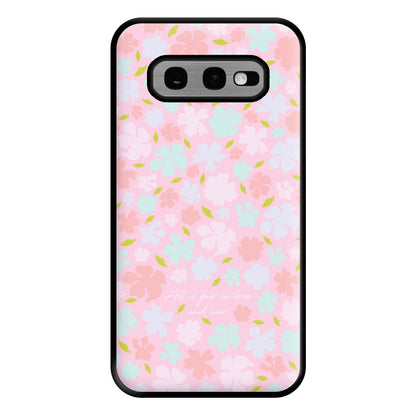 All Is Fair In Love And War Phone Case for Galaxy S10e