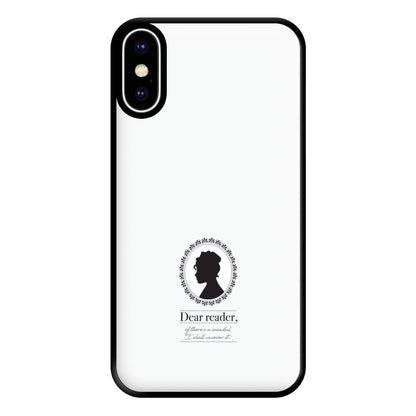 Dear Reader Phone Case for iPhone XS Max