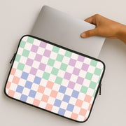 Pastel Retro Blocks Laptop Sleeve 2