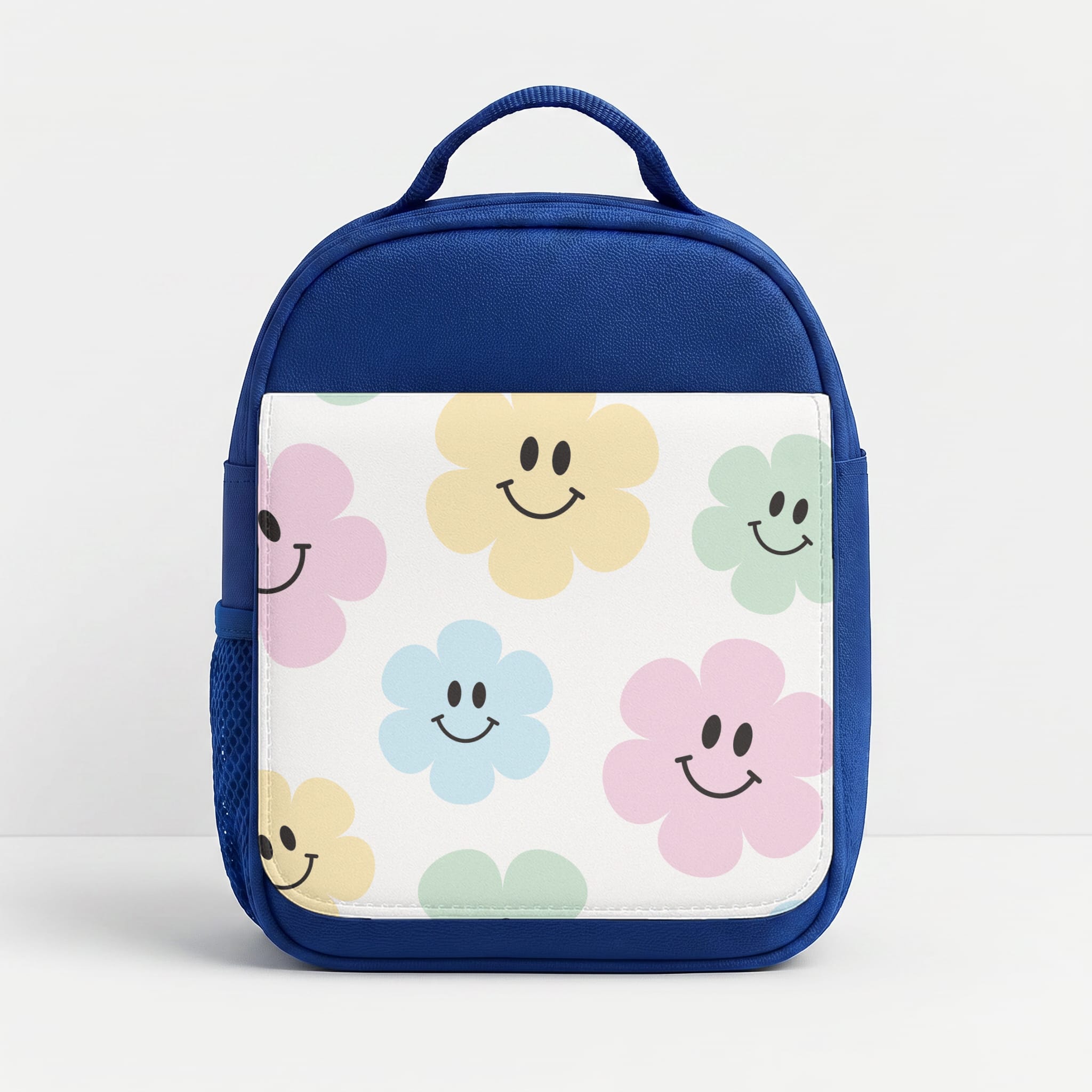 Pastel Smileys Lunchbox - Blue