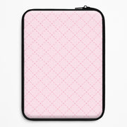 Pink Criss-Cross Laptop Sleeve 1