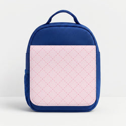 Pink Criss-Cross Lunchbox - Blue
