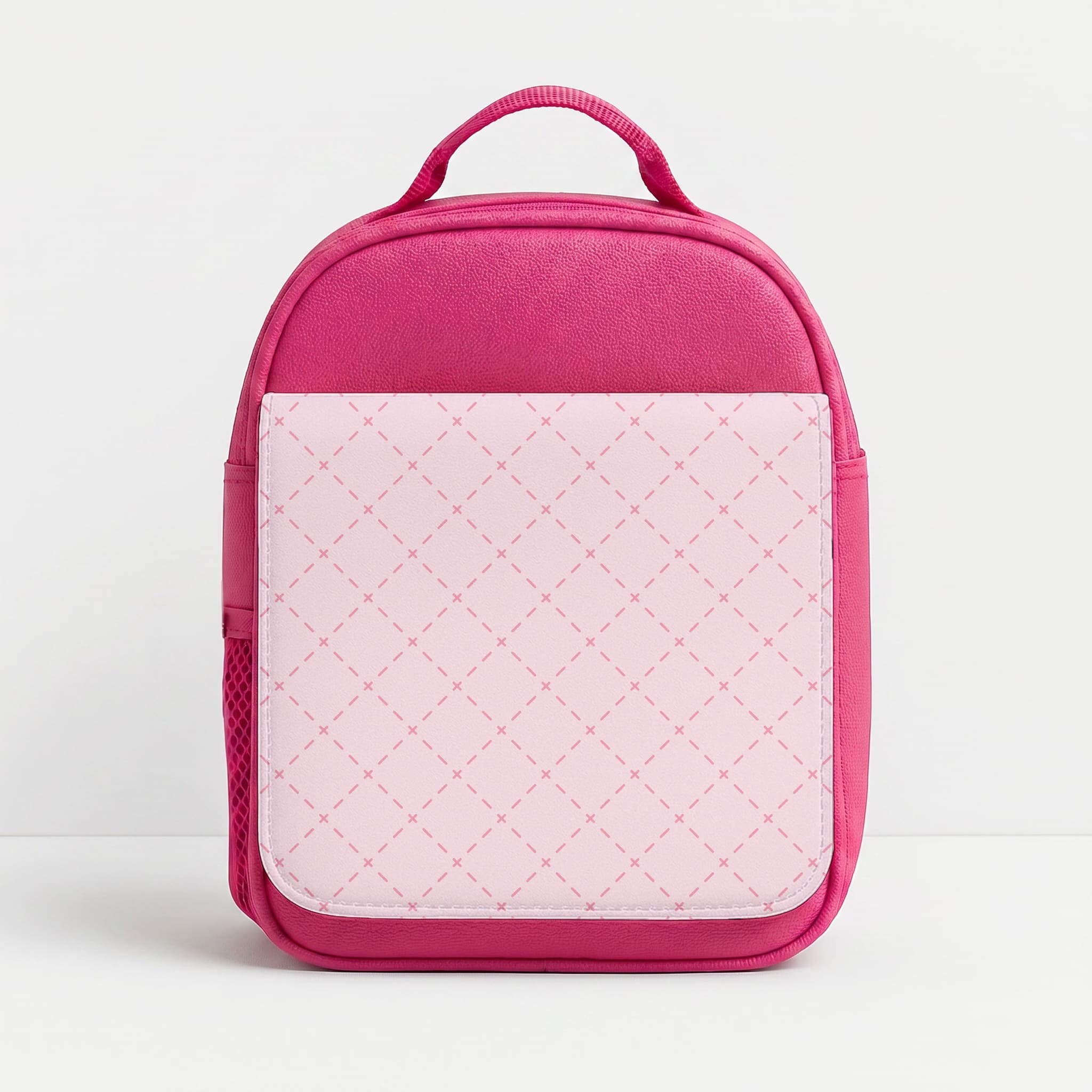Pink Criss-Cross Lunchbox - Pink