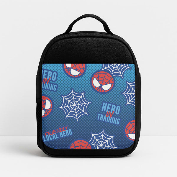 Spider Hero Comic Lunchbox - Black