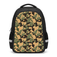 Green Geo Camo Backpack