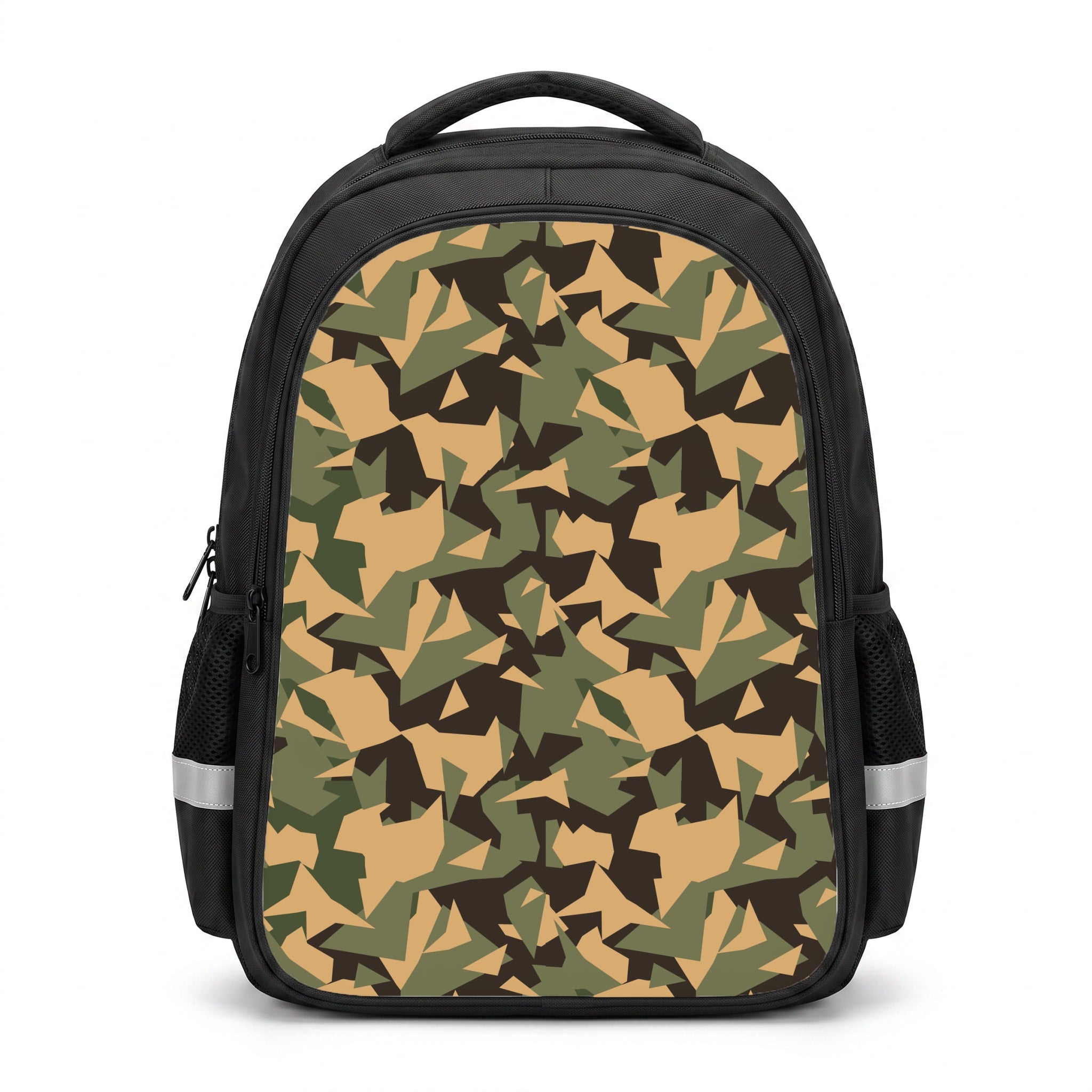 Green Geo Camo Backpack Backpack