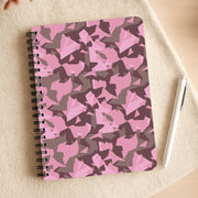 Pink Geo Camo Notebook 3
