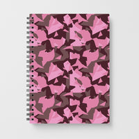 Pink Geo Camo Notebook