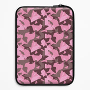 Pink Geo Camo Laptop Sleeve 1