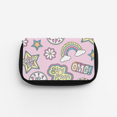 Pastel Stickers Pencil Case