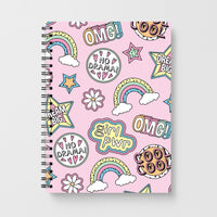 Pastel Stickers Notebook