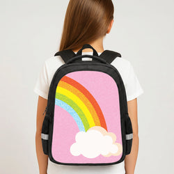 Glitter Rainbow Backpack - Book Bag