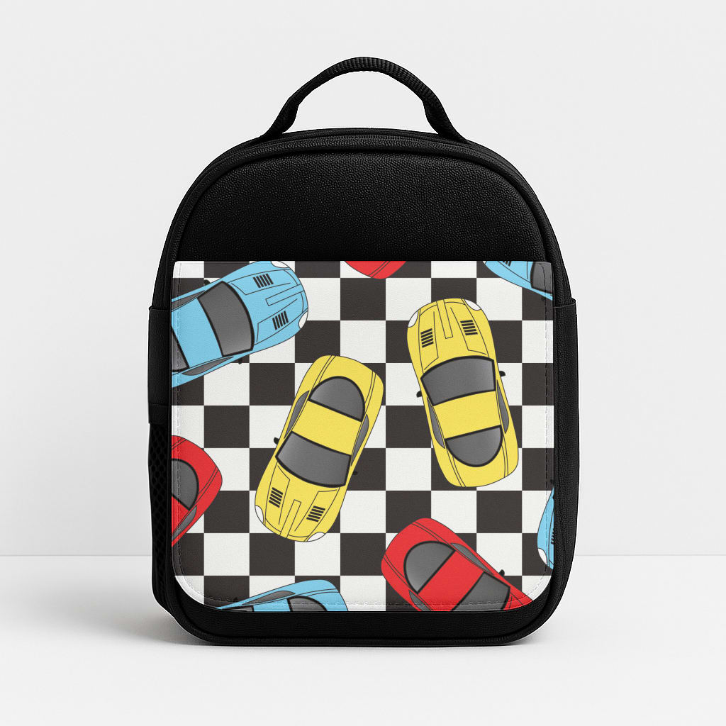 Speedy Race Cars Lunchbox - Black