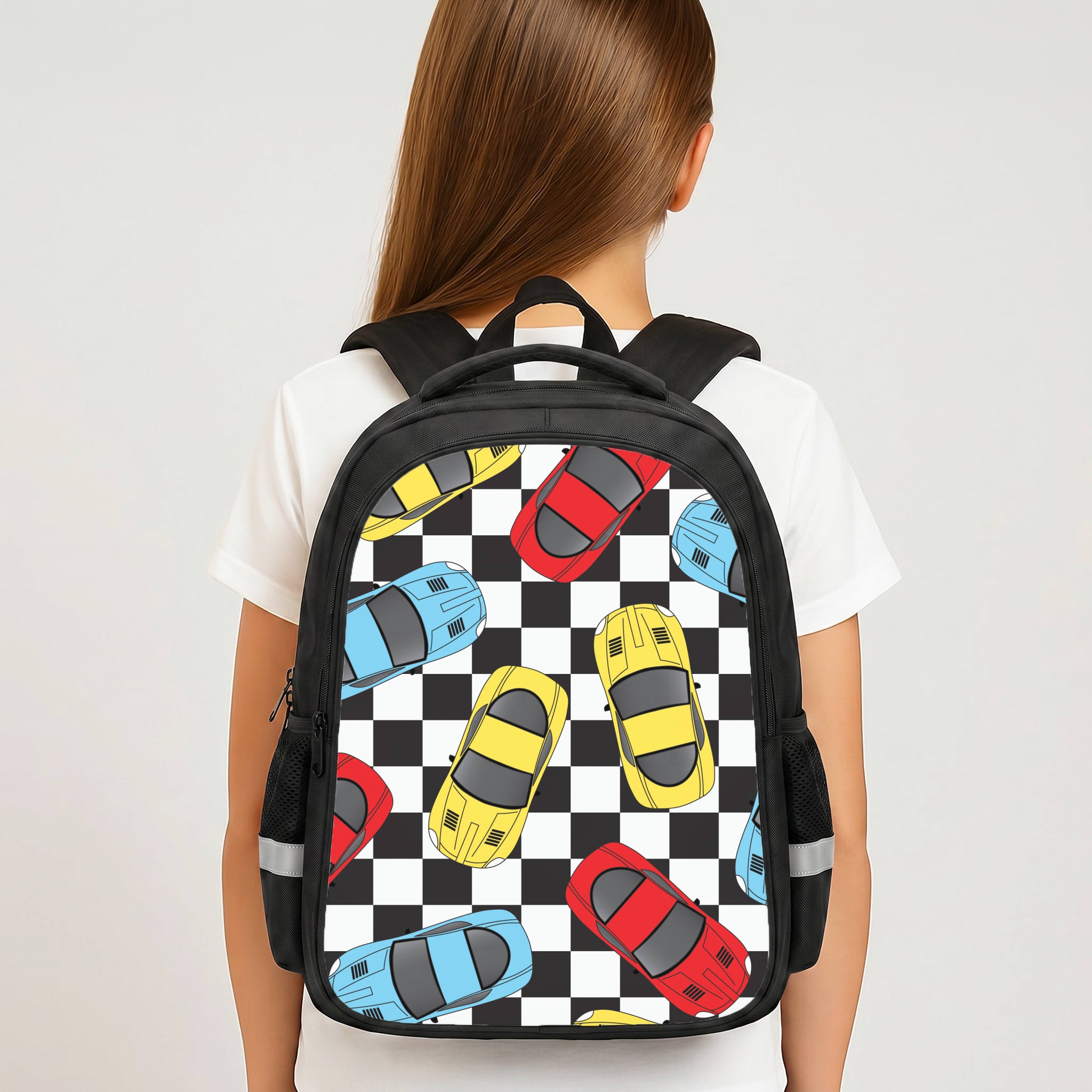 Speedy Race Cars Backpack - Book Bag