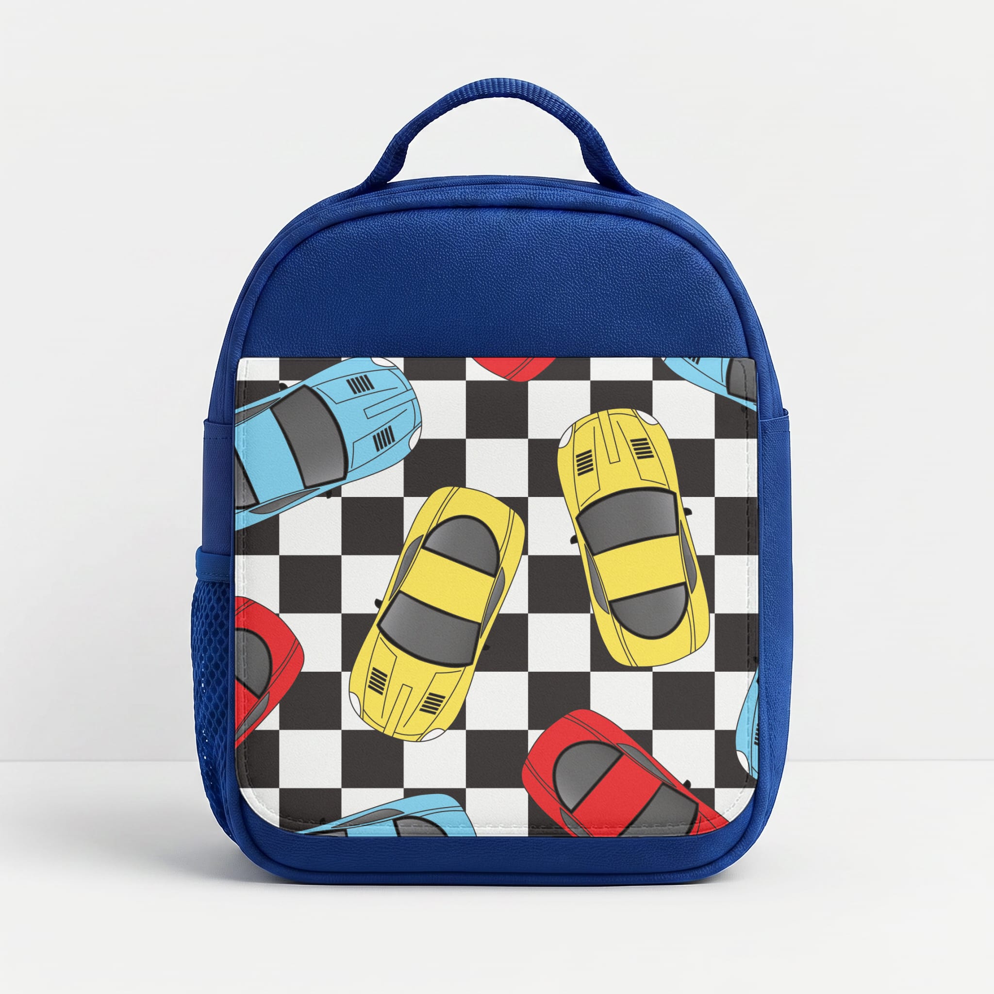 Speedy Race Cars Lunchbox - Blue