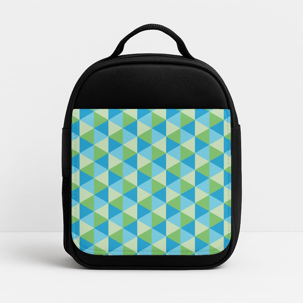 Green And Blue Prisms Lunchbox