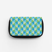Green And Blue Prisms Pencil Case 1