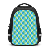 Green And Blue Prisms Backpack
