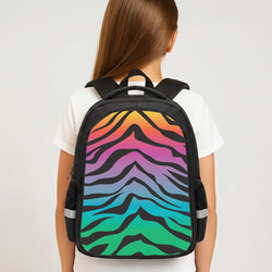 Rainbow Tiger Backpack - Book Bag