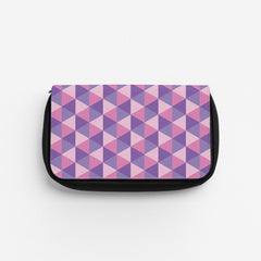 Pink And Purple Prisms Pencil Case