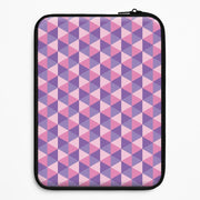 Pink And Purple Prisms Laptop Sleeve 1