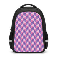 Pink And Purple Prisms Backpack