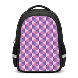 Pink And Purple Prisms Backpack Backpack