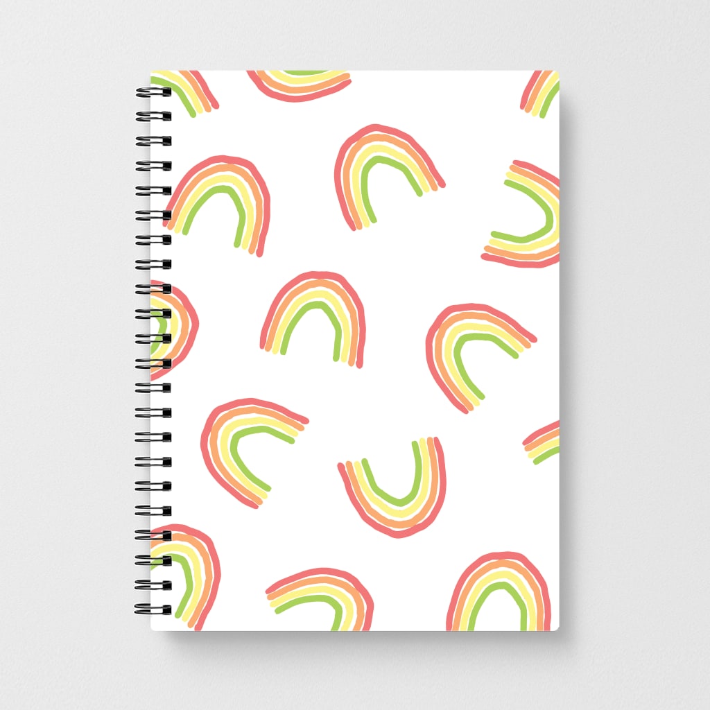 Pastel Rainbows Notebook