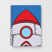 Cartoon Rocket Ship Notebook 1