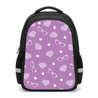 Retro Hearts n' Glasses Backpack