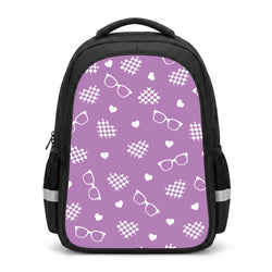 Retro Hearts n' Glasses Backpack Backpack