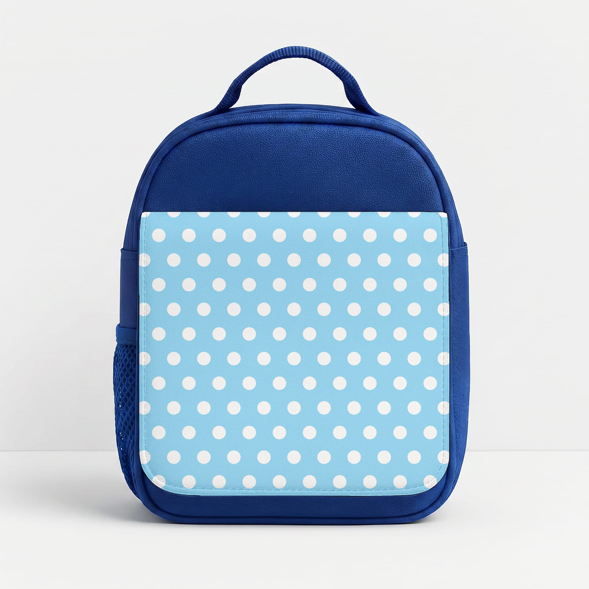 Blue Pin Dots Lunchbox - Blue
