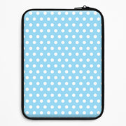 Blue Pin Dots Laptop Sleeve 1
