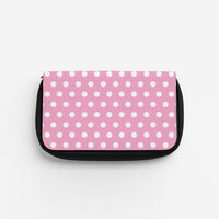 Pink Pin Dots Pencil Case