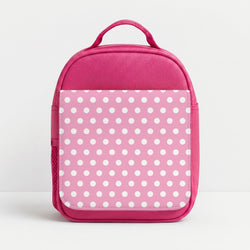 Pink Pin Dots Lunchbox - Pink