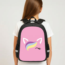 Unicorn Face Backpack - Book Bag