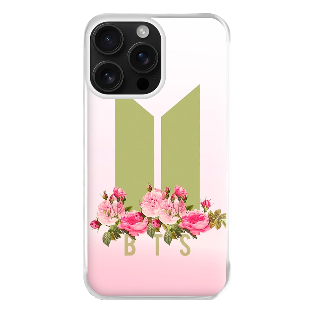 Pink Ombre K-Pop Band Logo Phone Case