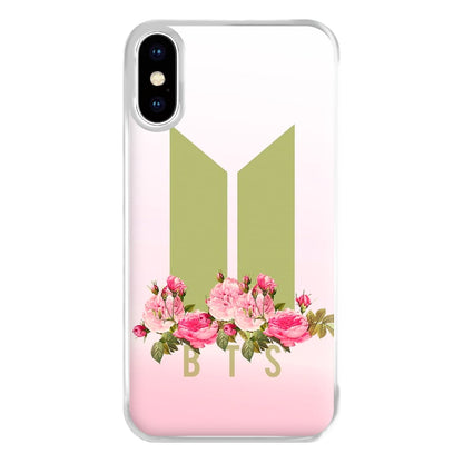 Pink Ombre K-Pop Band Logo Phone Case for iPhone XS Max