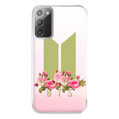 Pink Ombre K-Pop Band Logo Phone Case for Galaxy Note 20 Ultra