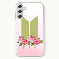 Pink Ombre K-Pop Band Logo Phone Case for Galaxy A37