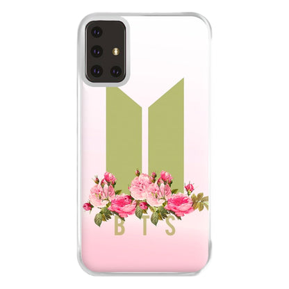 Pink Ombre K-Pop Band Logo Phone Case for Galaxy A71