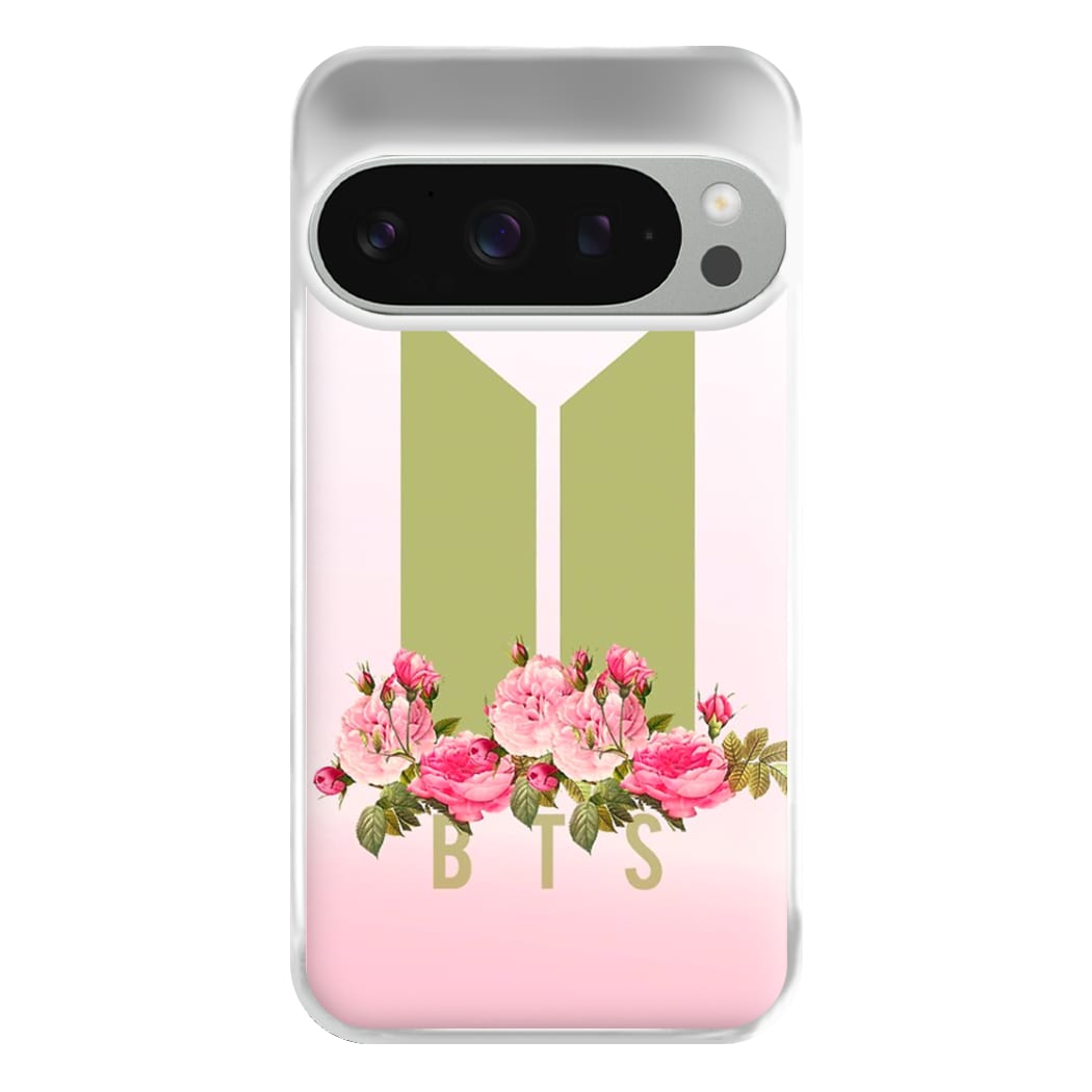 Pink Ombre K-Pop Band Logo Phone Case for Google Pixel 9 Pro XL