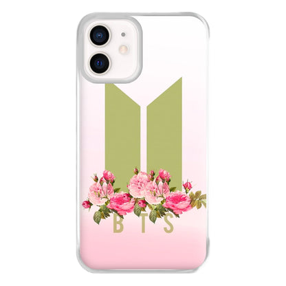 Pink Ombre K-Pop Band Logo Phone Case for iPhone 13 Mini