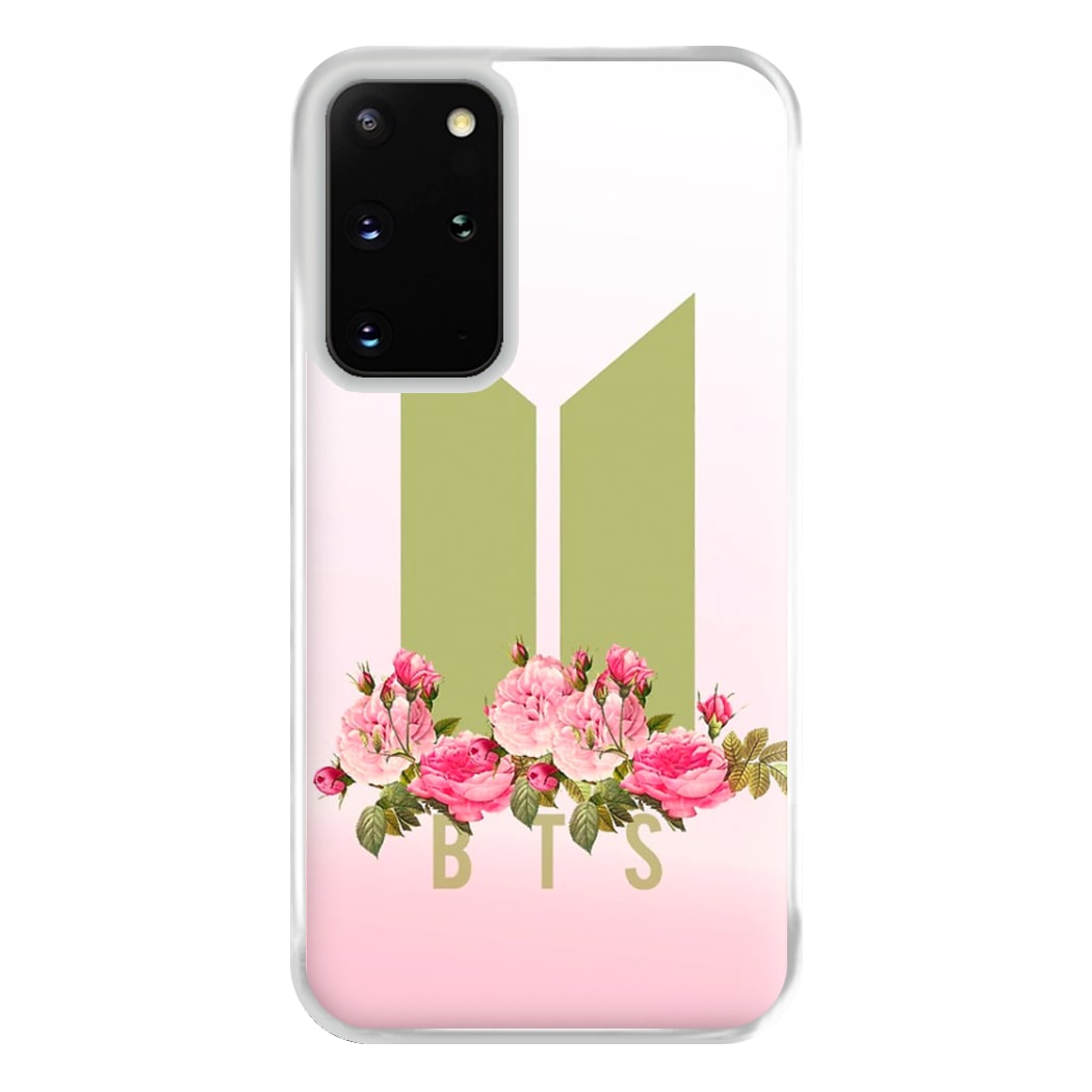 Pink Ombre K-Pop Band Logo Phone Case for Galaxy S20 Plus