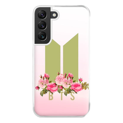 Pink Ombre K-Pop Band Logo Phone Case for Galaxy S22 Plus